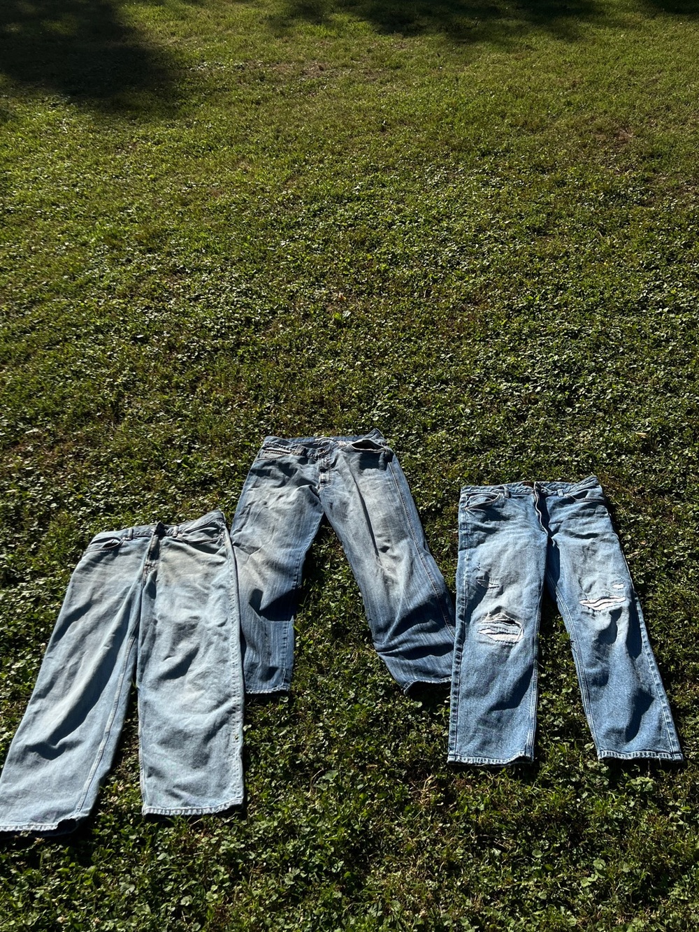 Blue Jeans Bundle

Mavi Wide Leg 36x32
H&M Baggy Fit 33/32
Lee Bootleg Cut 34/32